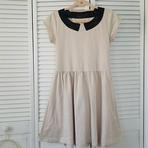 LC Cream Collard Dress